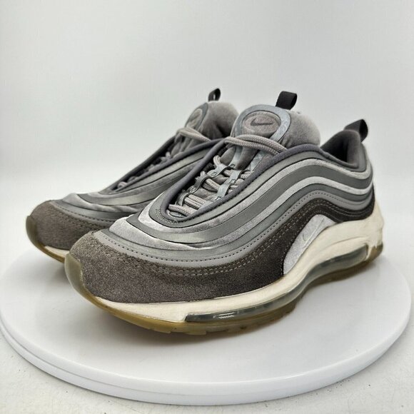 Nike Air Max 97 Ultra 17 LX Women Size 6 AH6805 001 Gunsmoke Grey White Shoes - Picture 1 of 15